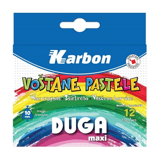 Voštane boje Karbon Duga, 12 komada