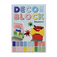 Blok za ukrašavanje Deco Block, 250 g, obostrani, 18 listova u boji
