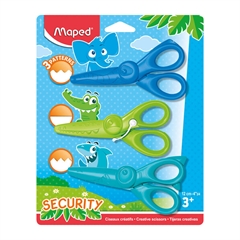 Škare Maped Kidcraft, 12 cm, 3 komada