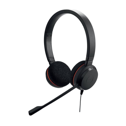 Slušalice s mikrofonom Jabra Evolve 20 MS, USB-C, žičane, crne