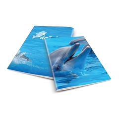 Bilježnica A4 Rucksack Only, Dolphin, bez crta, 52 listova
