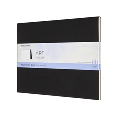 Bilježnica Moleskine Watercolor XL tvrde korice, crna – bez crta