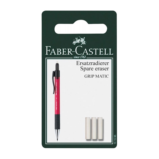 Rezervna gumica Faber-Castell Grip Matic, 3 komada