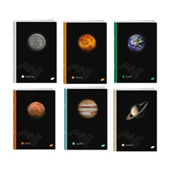 Bilježnica A5 Elisa Planeti, bezcrta, 52 lista