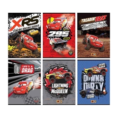 Bilježnica A4 Disney Cars, kockice, 54 lista, sortirano, 1 kom