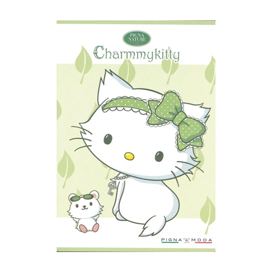 Bilježnica A4 Pigna Charmmy Kitty Eco, kockice, 42 lista, sortirano, 1 kom
