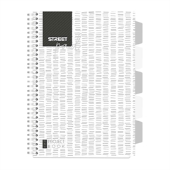 Bilježnica A4 Street Pad White 1R PR, crte, 100 lista