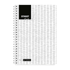 Bilježnica A5 Street Pad White 1R, crte, 100 lista
