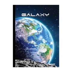 Bilježnica A4 Galaxy s tvrdim koricama, kockice, 60 lista, sortirano, 1 kom