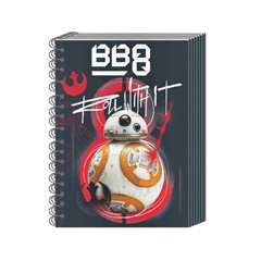 Bilježnica Star Wars, spirala, A6, 80 listova, s crtama