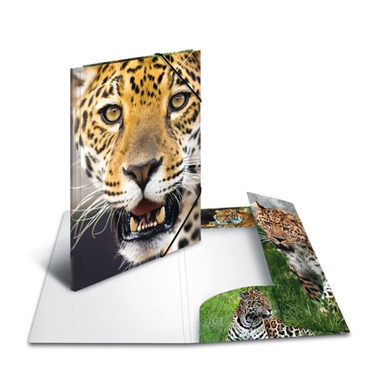 Mapa s elastičnom gumicom A4 PP Herma, Leopard