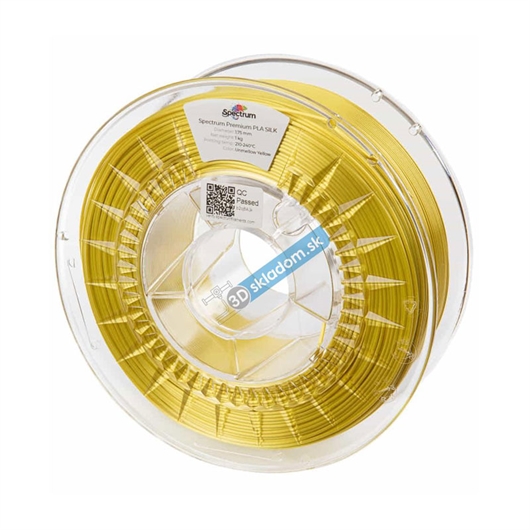 Punenje za 3D pisač, PLA Silk, 1,75 mm, 1 kg, prljavo žuta