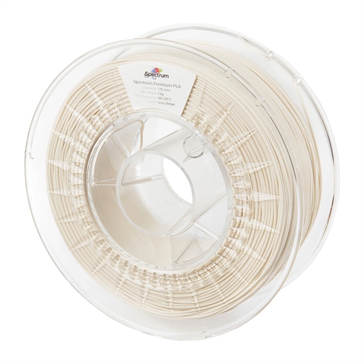 Punenje za 3D pisač, Premium PLA, 1,75 mm, 1 kg, bež boje slonovače