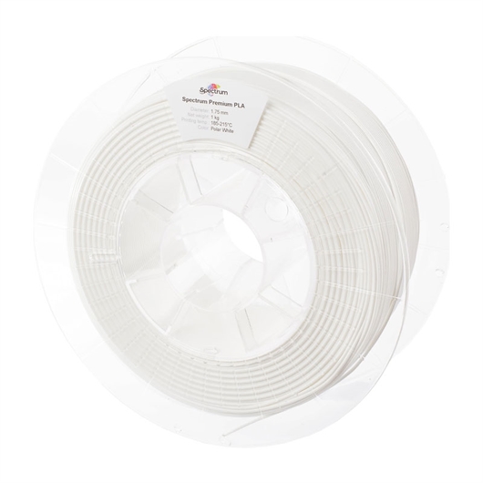 Punenje za 3D pisač, Premium PLA, 1,75 mm, 1 kg, polarna bijela