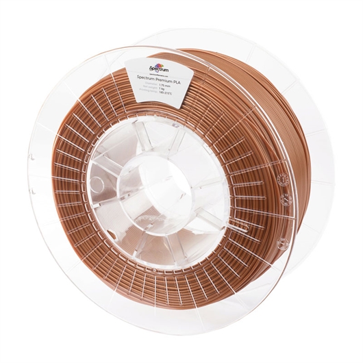 Punenje za 3D pisač, Premium PLA, 1,75 mm, 1 kg, bronca