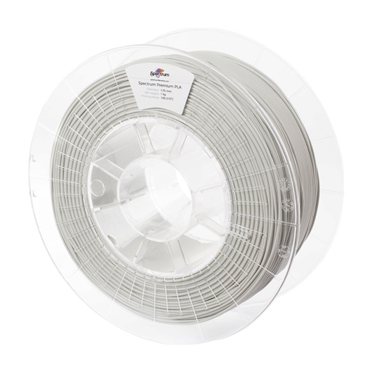 Punenje za 3D pisač, Premium PLA, 1,75 mm, 1 kg, svijetlo siva