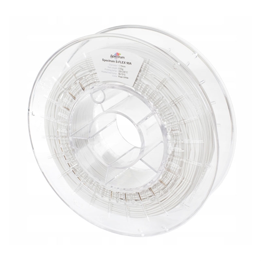 Punenje za 3D pisač, S-Flex 90A, 1,75 mm, 500 g, polarna bijela