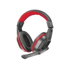 Slušalice Trust Ziva, sa ugrađenim mikrofonom, žičane, gaming, crvene