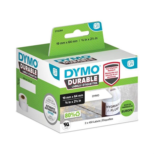 Naljepnice Dymo (durable), 19 x 64 mm, 2 komada original