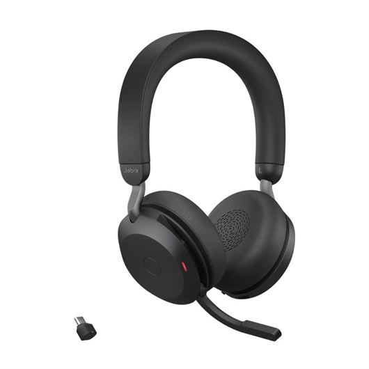 Slušalice s mikrofonom Jabra Evolve2 75 Link380c UC, bežične