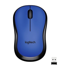 Miš Logitech Silent M220, bežični, plavi