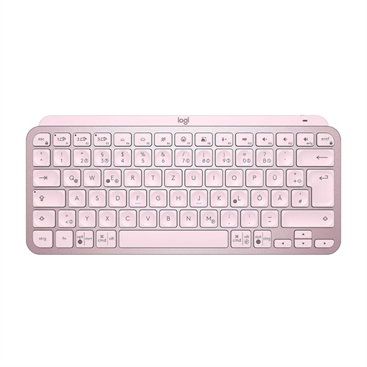 Tipkovnica Logitech MX Keys Mini, bežična, roza