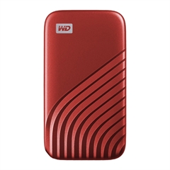 Vanjski prijenosni disk WD My Passport SSD USB-C, 500 GB, crveni