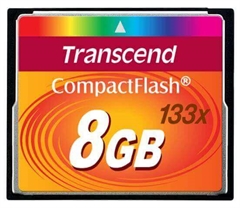 Memorijska kartica Transcend CF Ultra Speed 133x, 8 GB
