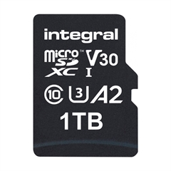Memorijska kartica Integral Micro SDXC V30 UHS-I U3, 1TB + adapter