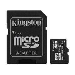 Memorijska kartica Kingston Industrial Micro SDHC Class 10 UHS-I U3, 8 GB + adapter