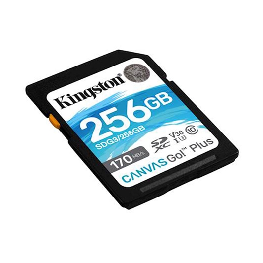 Memorijska kartica Kingston Canvas GO Plus SDXC Class 10 UHS-I U3, 256 GB