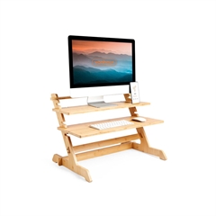 Stol za prijenosno računalo ili tablet Sit&Stand VonHaus, bambus