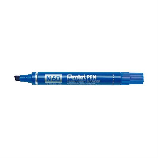 Marker Pentel Permanent N60PK, 3,9 – 5,7 mm, plavi