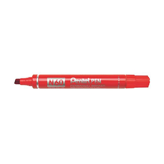 Marker Pentel Permanent N60PK, 3,9 – 5,7 mm, crveni
