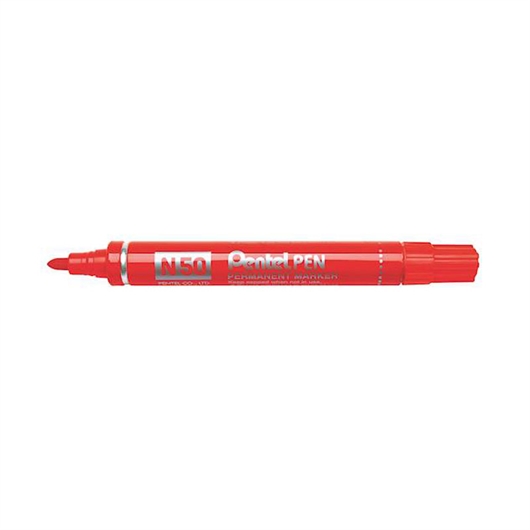 Marker Pentel Permanent N50, 4,3 mm, crveni