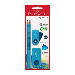 Set Faber-Castell sa gumicom i šiljilom, 4 komada