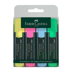 Marker Faber-Castell Fluo 48, 4 komada