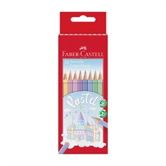 Bojice Faber-Castell Hex Pastel, 10 komada
