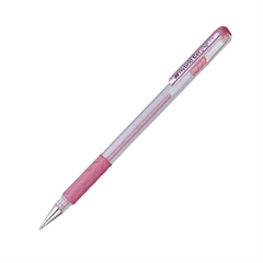 Gel roler Pentel Metallic Hybrid Grip, 0,8 mm, roza
