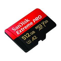 Memorijska kartica SanDisk Extreme Pro Micro SDXC UHS-I U3, 200 MB/s, 512 GB + SD adapter