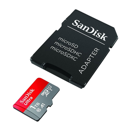Memorijska kartica SanDisk Ultra Micro SDXC UHS-I U1 A1, 150 MB/s, 1TB + SD Adapter