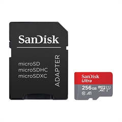 Memorijska kartica SanDisk Ultra Micro SDXC UHS-I U1, 150 MB/s, 256 GB + SD Adapter