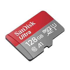 Memorijska kartica SanDisk Ultra Micro SDXC UHS-I U1, 140 MB/s, 128 GB + SD Adapter