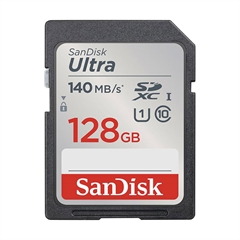 Memorijska kartica SanDisk Ultra SDXC UHS-I C10 U1, 140 MB/s, 128 GB