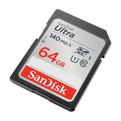 Memorijska kartica SanDisk Ultra SDXC UHS-I C10 U1, 140 MB/s, 64 GB