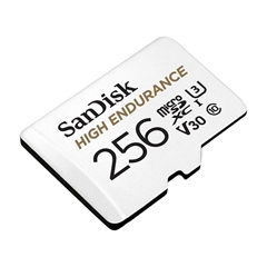 Memorijska kartica SanDisk High Endurance video Micro SDXC C10 U3, 100MB/s, 256 GB + SD adapter
