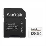Memorijska kartica SanDisk High Endurance video Micro SDXC C10 U3, 100 MB/s, 128 GB + SD Adapter