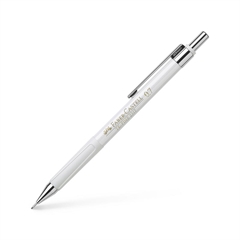 Tehnička olovka Faber-Castell TK Fine, 0.7 mm, bijela