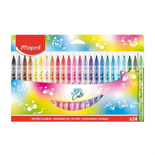 Flomasteri Maped Cute Mini, 24 komada