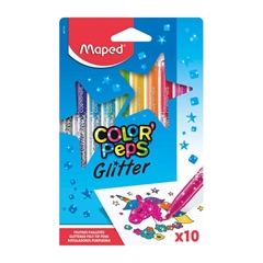 Flomasteri Maped Color'peps Glitter, 10 komada